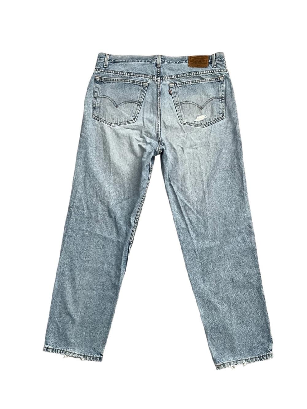 Vintage 2001 Levi’s 540 Relaxed Fit Orange Tab Medium Blue Jeans Mexico 38 X 30